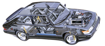 Saab-900-Turbo-Construction