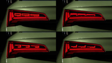 Audi Q5 40 TDI with digital OLED rear lights
