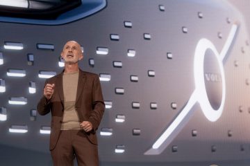 Jim Rowan at the Volvo EM90 reveal