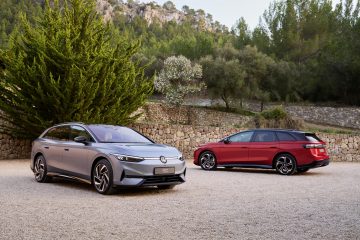 The all-electric Volkswagen ID.7 Tourer and ID.7 GTX Tourer