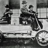 Dirkalnik Lohner Porsche iz leta 1902.