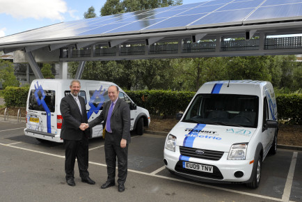 Transit Connect Electric uses eTap Charging Facility (UK)