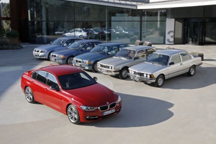 Šest generacij BMW serije 3 P90088405