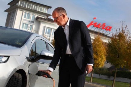 Emanuel Probst, first Chevrolet Volt owner in Europe