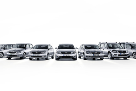 130924 SKODA PRODUCT RANGE WHITE BACKGROUND