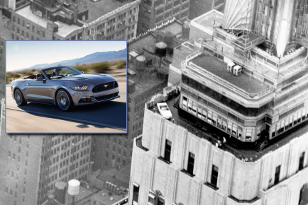 Ford Mustang Celebrates 50 Years at Empire State Building