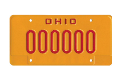 Ohio registrske tablice