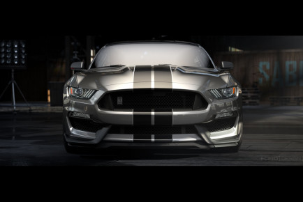 The All-new Shelby GT350 Mustang CGI image