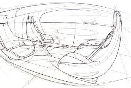 TecDay Autonomous Mobility Sunnyvale 2014/ Design Sketches  Interior of an autnomous car of the future
