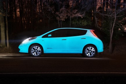 Nissan Leaf UV barva_1
