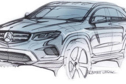 Mercedes-Benz GLC skica