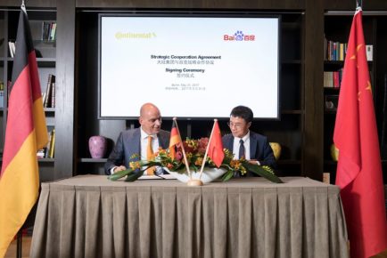 Continental Baidu avtonomna tehnologija