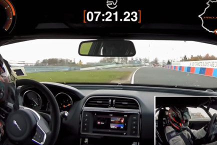 Jaguar XE SV Project 8 lap record