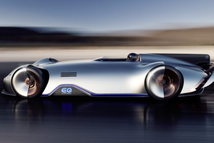 Mercedes-Benz Showcar Vision EQ Silver Arrow, Pebble Beach 2018