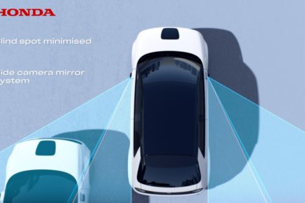 Honda e Side Camera Mirror System