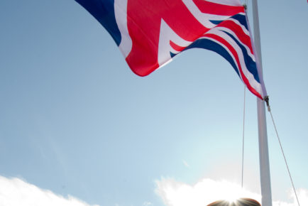 Soldier Raising the Union Flag