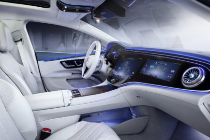 Mercedes-EQ, EQS, Interieur, MBUX HyperscreenMercedes-EQ, EQS, Interior, MBUX Hyperscreen