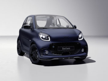 smart EQ fortwo edition bluedawn: Elektrisierender Blickfang mit Stilsmart EQ fortwo edition bluedawn: stylish and electrifying eye-catcher