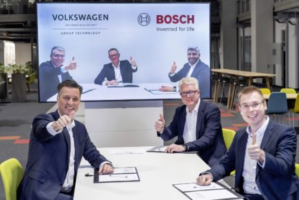 Volkswagen and Bosch want to industrialize manufacturing process