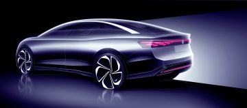 Design sketches offer a first impression of the  ID. AERO