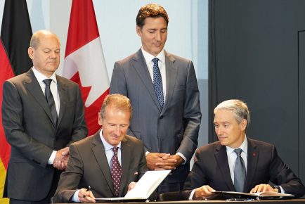 Volkswagen Group and Canada aim to advance sustainable battery s