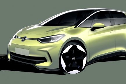 The new ID.3 comes in spring with a sharpened exterior design.