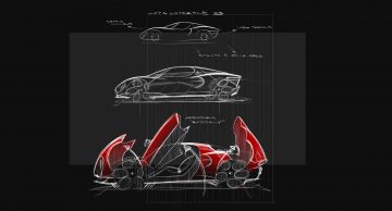 Alfa Romeo 33 Stradale_Design Sketches (3)
