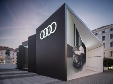 Impressions of Audi’s presentation at the IAA Mobility 2021 in