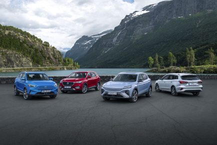 MG Range Photography with ZS EV MCE, MG5, MARVEL R, EHS PHEV