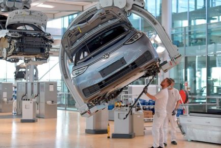 VW ID3 production Dresden b 2022