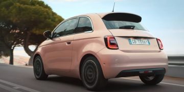 Fiat 500e no logo