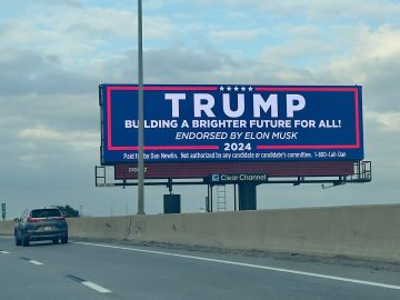 Trump kampanja ELon Musk endorsement