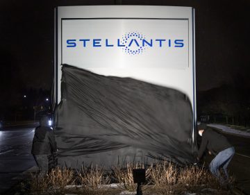 The new signage was revealed at the North America office in Aubu