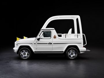 Papst Franziskus erhält erstes elektrisches „Papamobil“ von Mercedes-Benz

Pope Francis receives first electric “Popemobile” from Mercedes-Benz