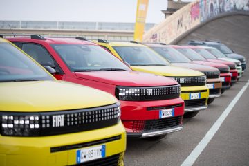 Fiat Panda during the Fiat Grande Panda Media Drive at Lingotto's Pinacoteca Agnelli in Turin, north west Italy - Wednesday, January 29. News. (Photo by Matteo Arnoul/LaPresse)