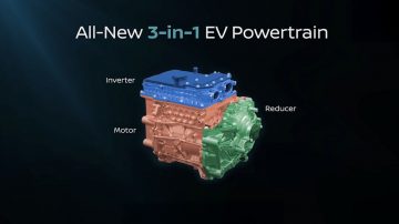Nov pogonski sklop z integriranim motorjem, pretvornikom in reduktorjem je 10 % manjši kot v drugi generaciji