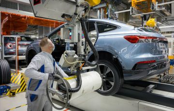 Workshop zum Audi Q4 in Zwickau