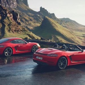Porsche 718 Cayman in Boxster