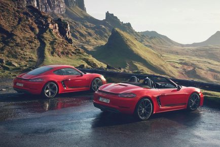 Porsche 718 Cayman in Boxster