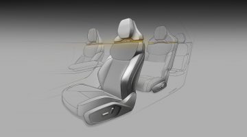 Design sketch Audi Q9 - Interior