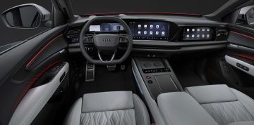 Studio photo, interior, steering wheel, digital stage